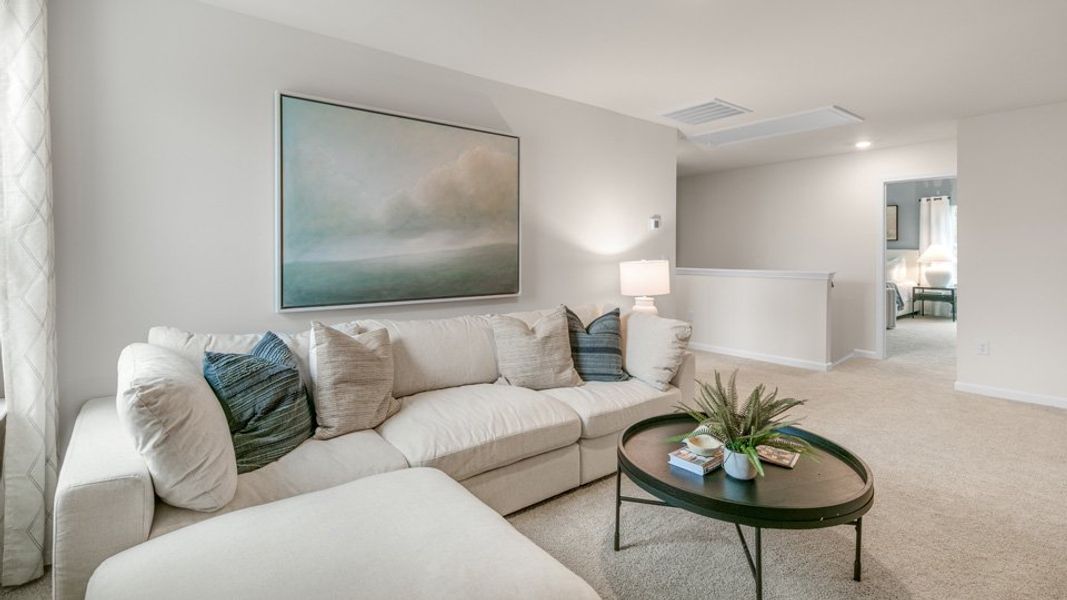 Furnished interior in a model home at Mason Ridge in Spring Lake (Image 21).