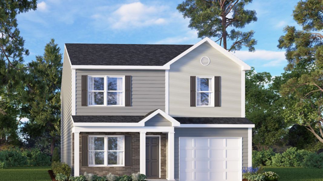 Front exterior of a home in the Hobbs Farm community, located in Ayden, NC (Image 13). Front exterior of a home in the Hobbs Farm community, located in Ayden, NC (Image 13).