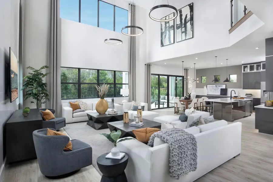 Furnished interior in a model home at Sienna in Hollywood (Image 5).