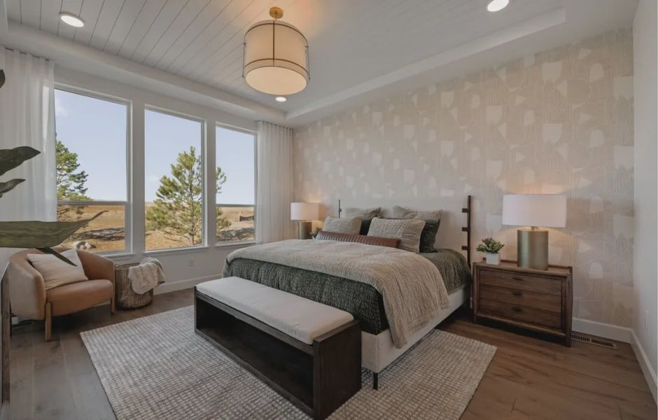 Furnished interior in a model home at Vivant in Parker (Image 8). Furnished interior in a model home at Vivant in Parker (Image 8).