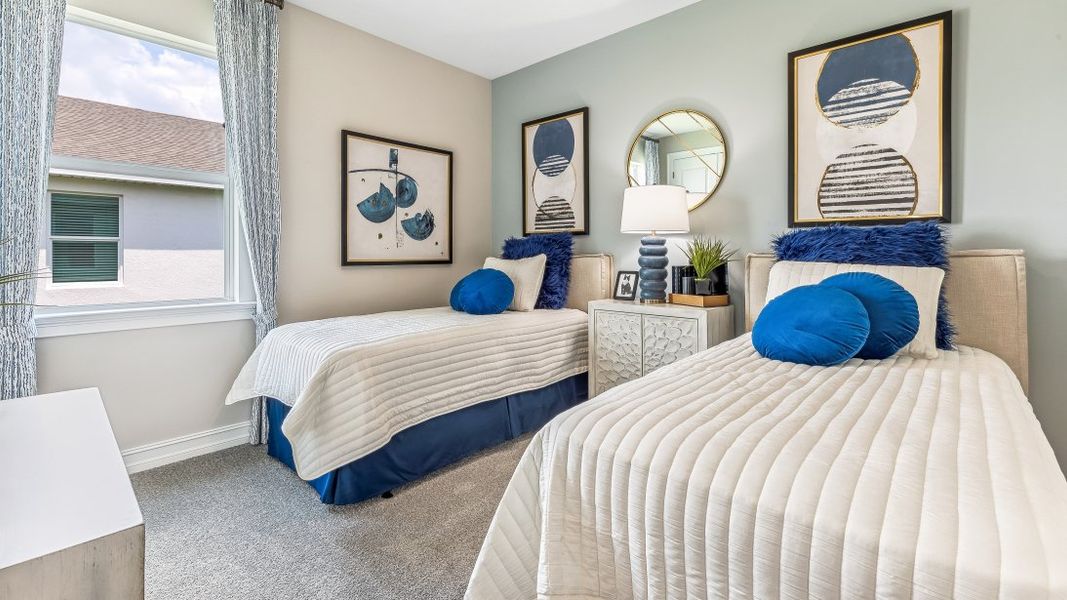 Furnished interior in a model home at Palmetto Landing at Babcock Ranch in Punta Gorda (Image 47).