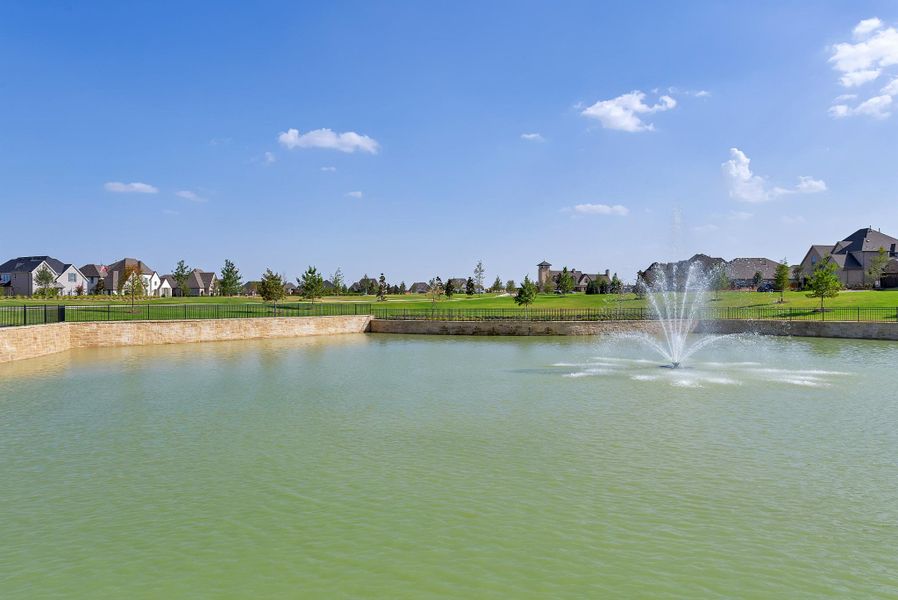 Star Trail Community Lake Photo by American Legend Homes Star Trail Community Lake Photo by American Legend Homes