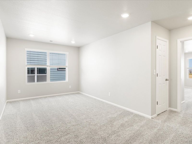 The Woodland floorplan interior image taken at a Meritage Homes community in Aurora, CO.