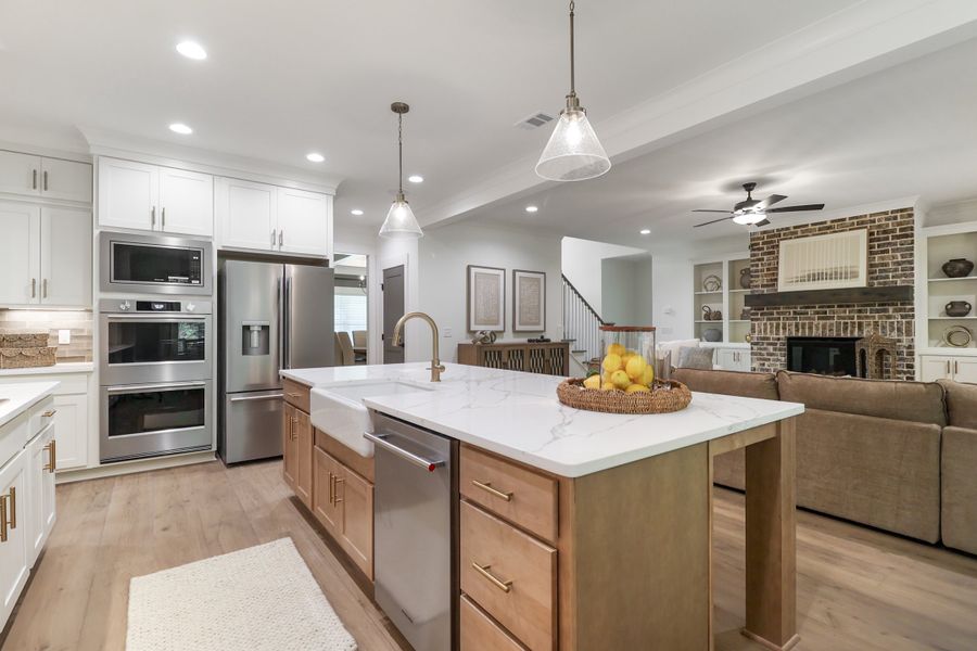 Furnished interior in a model home at St. Regis in Oxford (Image 5).
