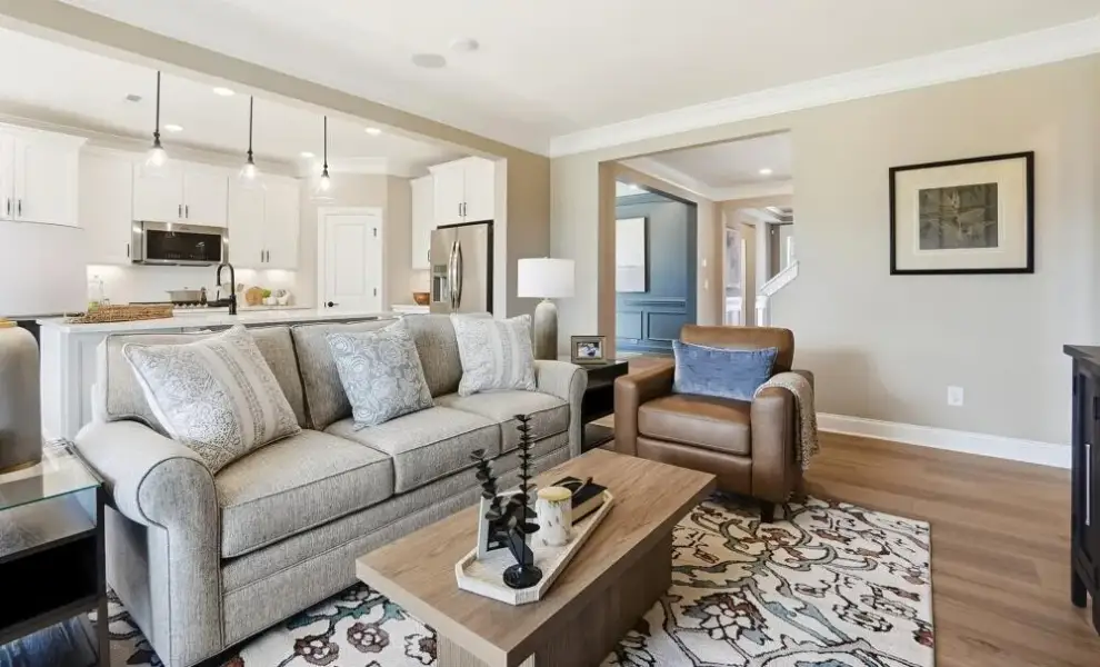 Furnished interior in a model home at Paisley Pointe in Boiling Springs (Image 35).