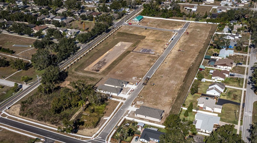 Site preparation and early development at Myers Estates in Seffner, FL (Image 21).
