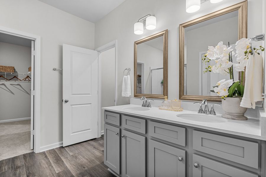 Furnished interior in a model home at Pine Street in Yemassee (Image 34).