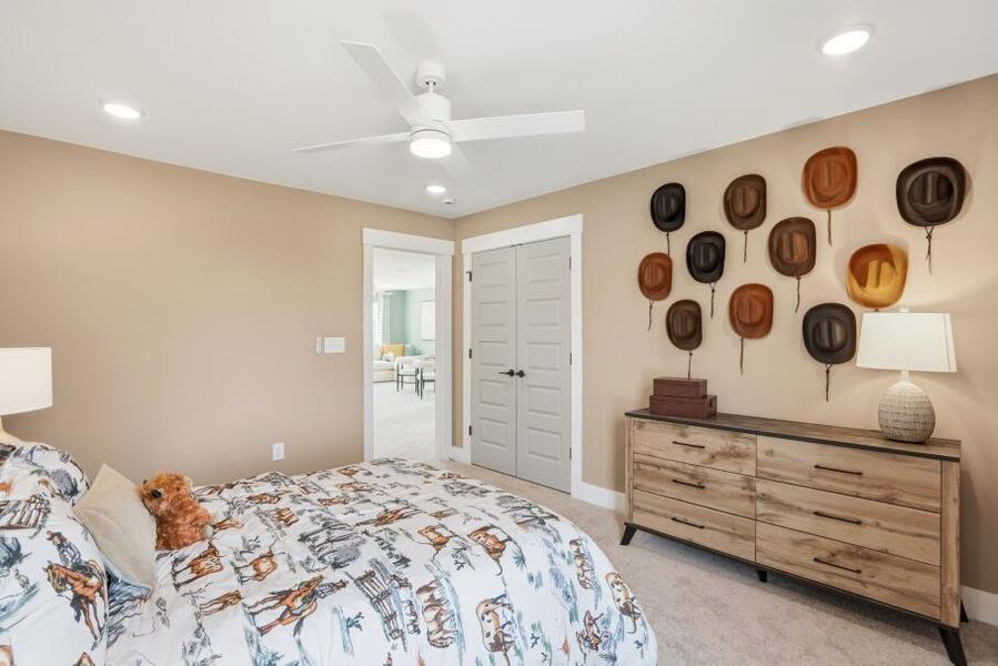 Furnished interior in a model home at Waterford Commons in Rock Hill (Image 58).