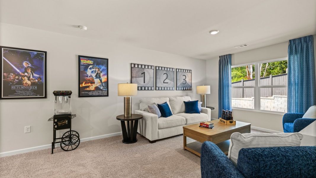 Furnished interior in a model home at Brooks Station in Dacula (Image 32). Furnished interior in a model home at Brooks Station in Dacula (Image 32).