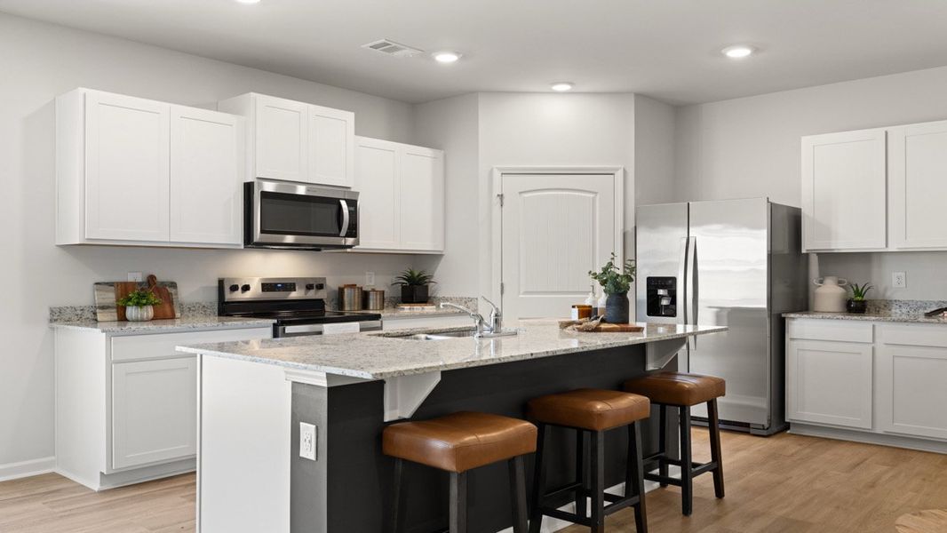 Furnished interior in a model home at Rolling Meadows in Jasper (Image 23).