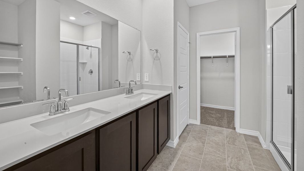 Furnished interior in a model home at Magnolia at Legacy Hills in Celina (Image 22).