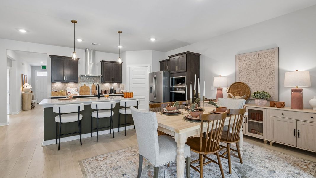 Furnished interior in a model home at Reserve at Hickory Ridge in Columbia (Image 32).