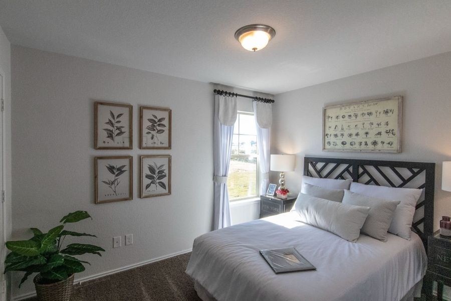 Furnished interior in a model home at Creekside Hills in Copperas Cove (Image 17).