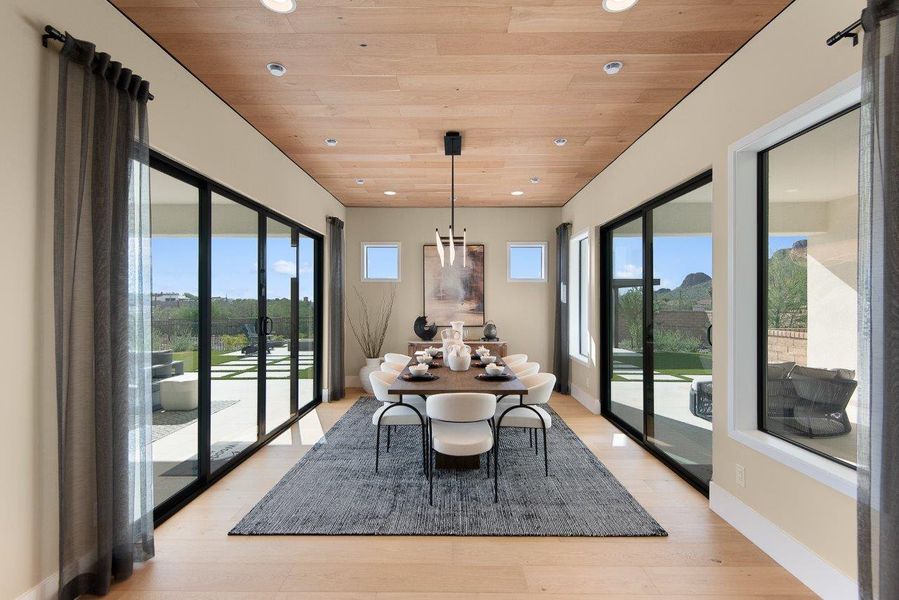 Furnished interior in a model home at Estates at Kings Ranch in Gold Canyon (Image 16).