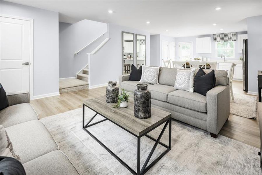 Furnished interior in a model home at Partridge Village in Lillington (Image 7).