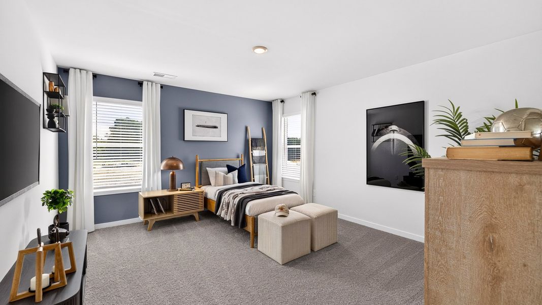 Furnished interior in a model home at Twinleaf Meadows in Monroe (Image 31).