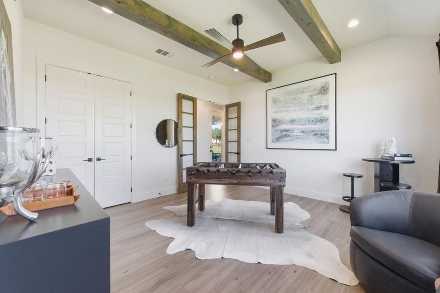 Furnished interior in a model home at Aledo Heights - Aledo ISD in Aledo (Image 48). Furnished interior in a model home at Aledo Heights - Aledo ISD in Aledo (Image 48).