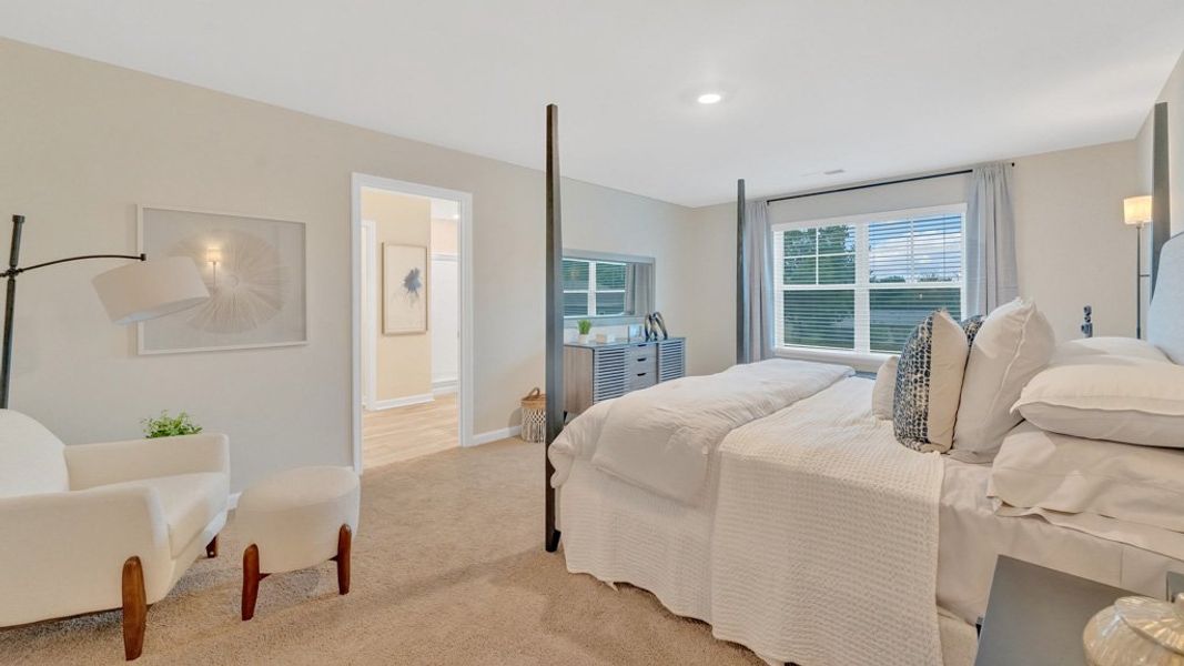 Furnished interior in a model home at Magnolia Ridge in Blountville (Image 18). Furnished interior in a model home at Magnolia Ridge in Blountville (Image 18).