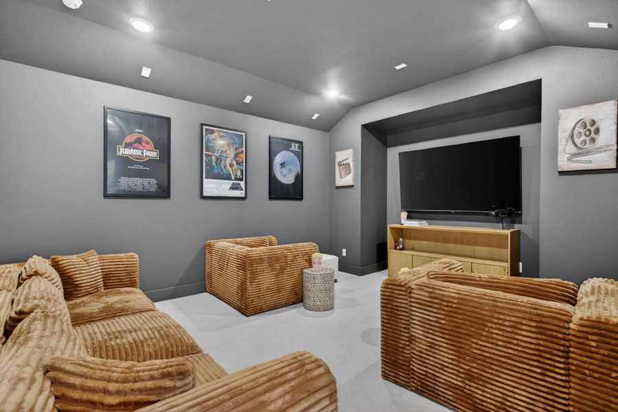 Furnished interior in a model home at Wildflower Ranch in Fort Worth (Image 66).