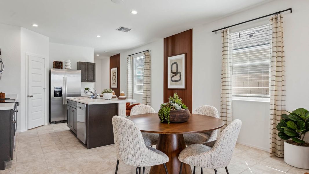 Furnished interior in a model home at Elena Trails in Maricopa (Image 6).