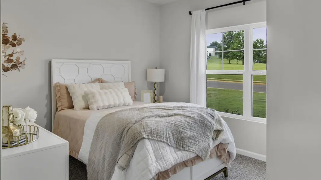 Furnished interior in a model home at Bailey Park in Fayetteville (Image 4).