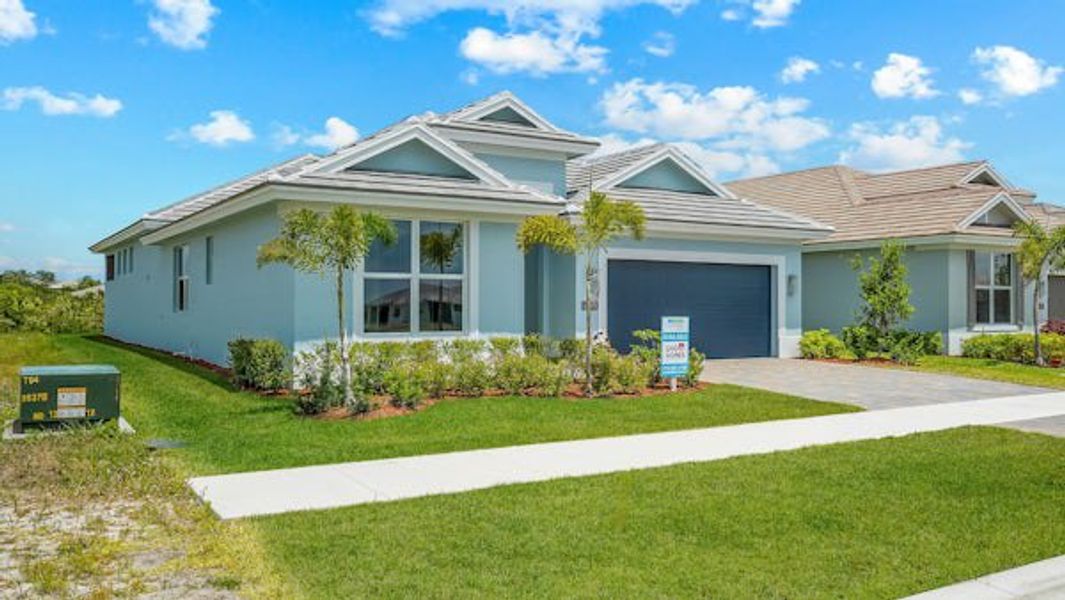 Front exterior of a home in the Lake Park at Tradition community, located in Port St. Lucie, FL (Image 44).