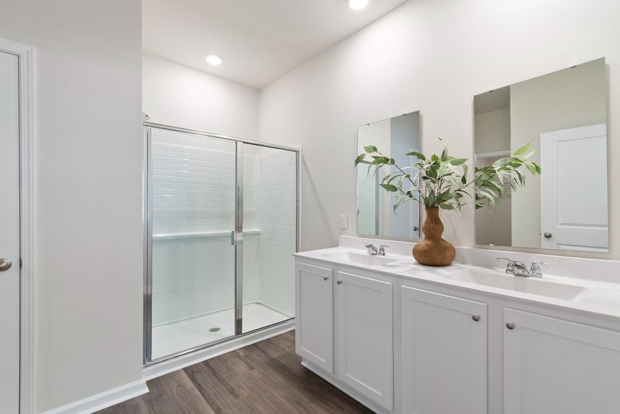 Furnished interior in a model home at Summerville in Darlington (Image 35).