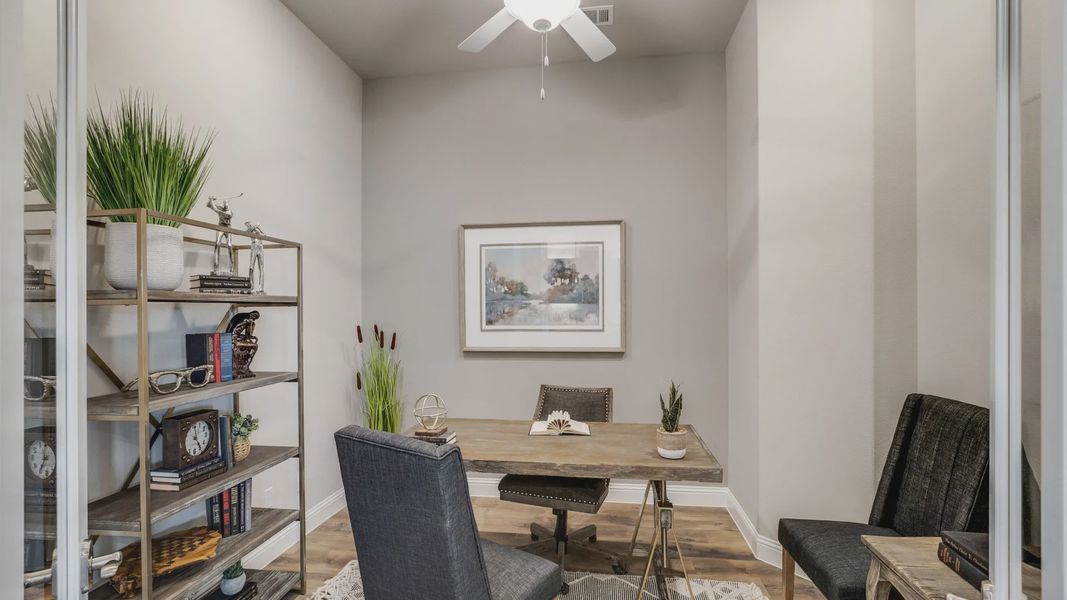 Furnished interior in a model home at Anna Ranch in Anna (Image 33). Furnished interior in a model home at Anna Ranch in Anna (Image 33).