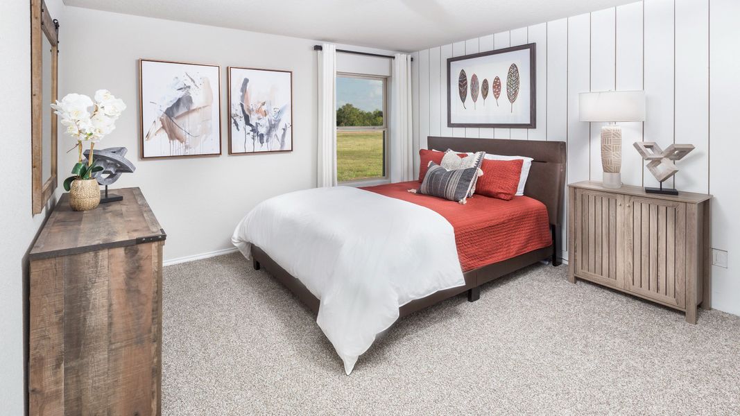 Applewhite Meadows Model Home Secondary Bedroom