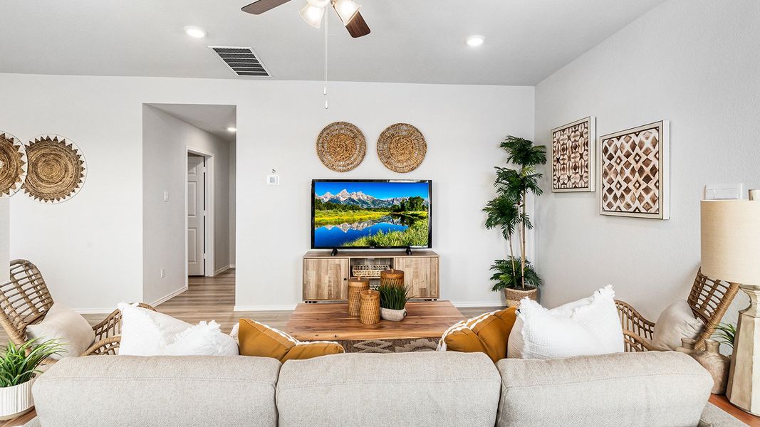 Furnished interior in a model home at Mitchell Farm in Killeen (Image 10).