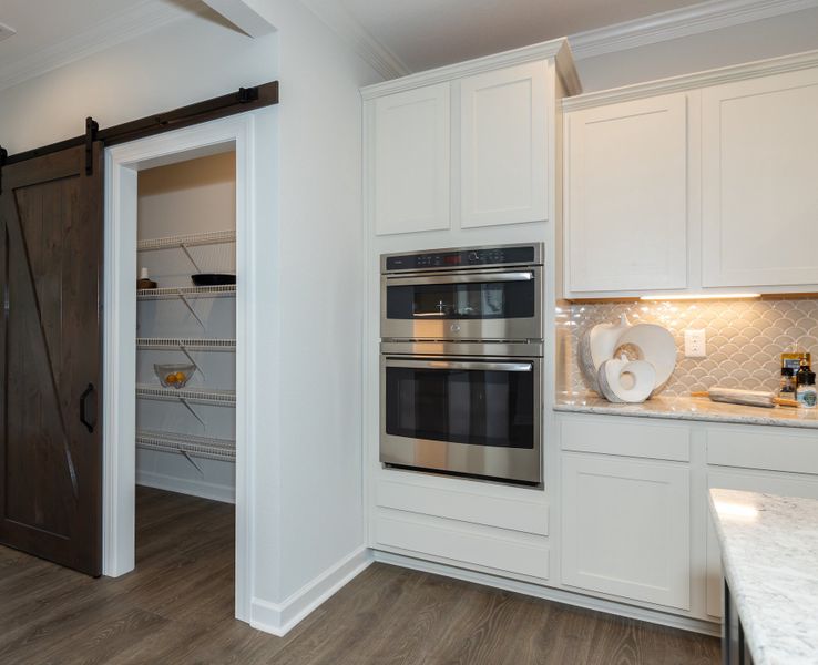 Furnished interior in a model home at The Gables in Moyock (Image 21).