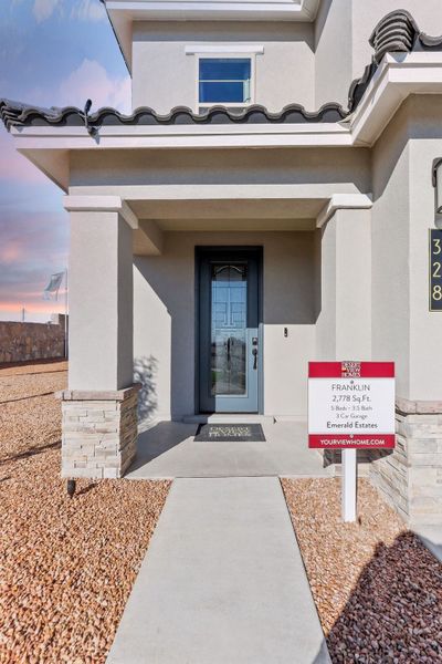 Exterior details of a home in Emerald Estates, Horizon City (Image 2). Exterior details of a home in Emerald Estates, Horizon City (Image 2).