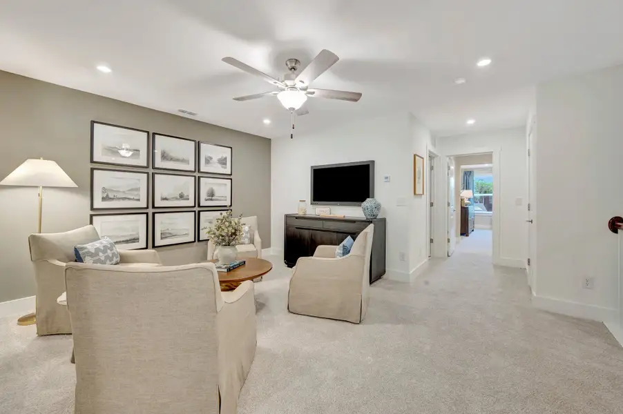 Furnished interior in a model home at Roberts Crossing in Cary (Image 12).