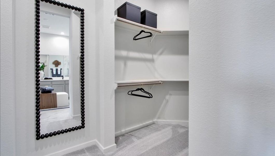 Furnished interior in a model home at Canterra Creek  60' in Iowa Colony (Image 20).