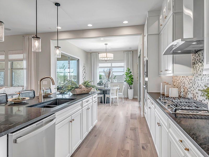Furnished interior in a model home at Fire Sky at Alamar in Avondale (Image 26).