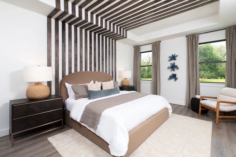 Furnished interior in a model home at Austin Point in Richmond (Image 9). Furnished interior in a model home at Austin Point in Richmond (Image 9).