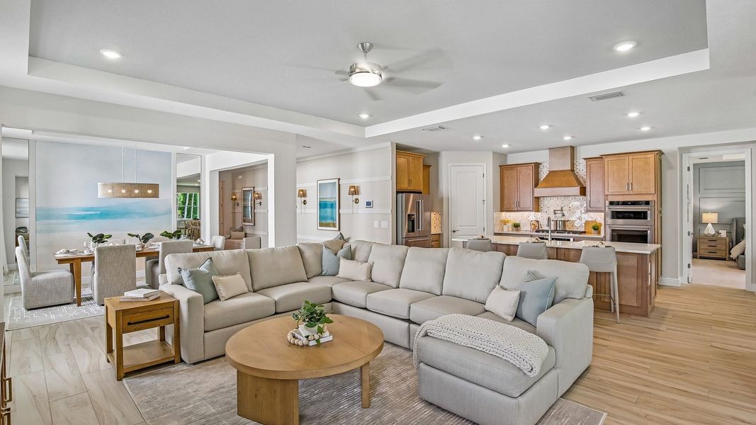 Furnished interior in a model home at Hammock at Two Rivers in Zephyrhills (Image 53).