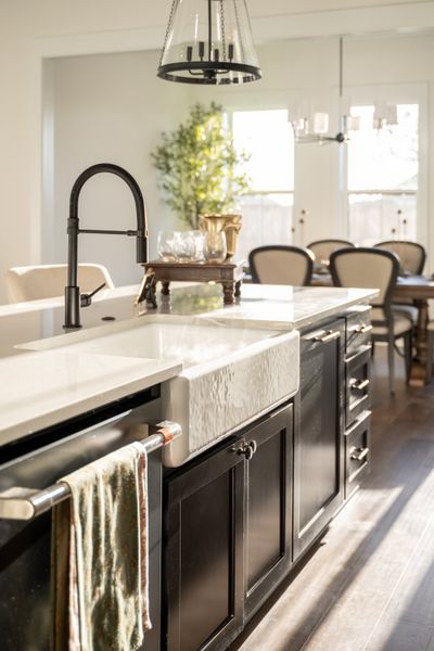 Furnished interior in a model home at Greens Prairie Reserve in College Station (Image 17).