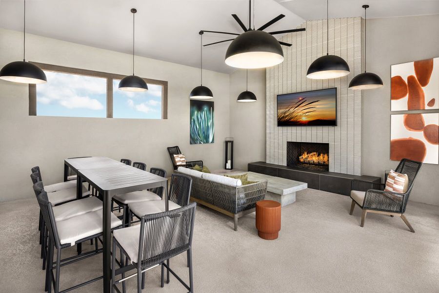Furnished interior in a model home at Empire Pointe in Queen Creek (Image 8). Furnished interior in a model home at Empire Pointe in Queen Creek (Image 8).