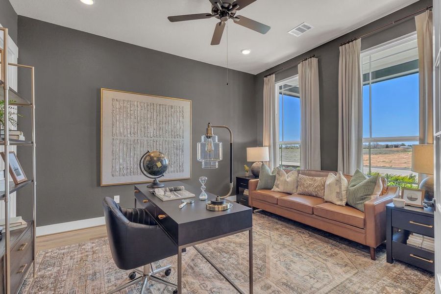 Furnished interior in a model home at Attwater in Waller (Image 26). Furnished interior in a model home at Attwater in Waller (Image 26).