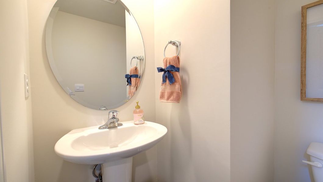 Furnished interior in a model home at Patton Cove in Clyde (Image 13).