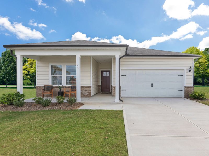 Front exterior of a home in the River Glen community, located in Angier, NC (Image 2). Front exterior of a home in the River Glen community, located in Angier, NC (Image 2).