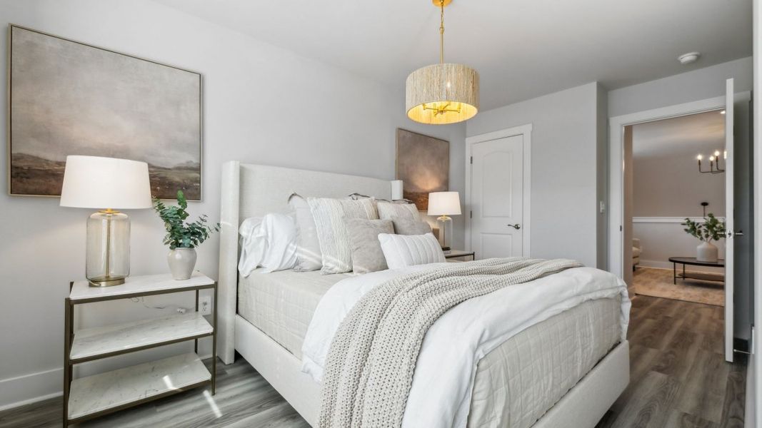 Furnished interior in a model home at Tulip Springs in Hermitage (Image 8). Furnished interior in a model home at Tulip Springs in Hermitage (Image 8).