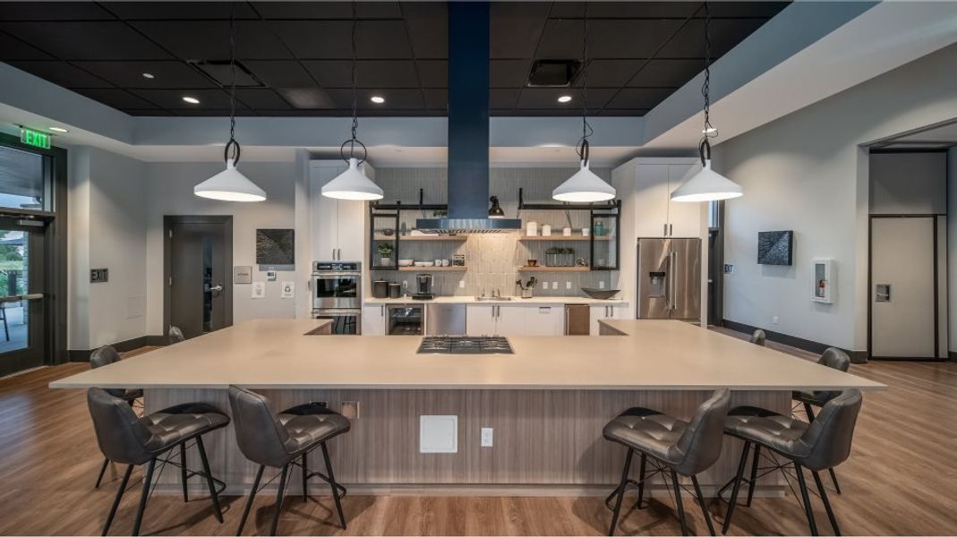 Green Valley Ranch Active Adult clubhouse kitchen interior amenity