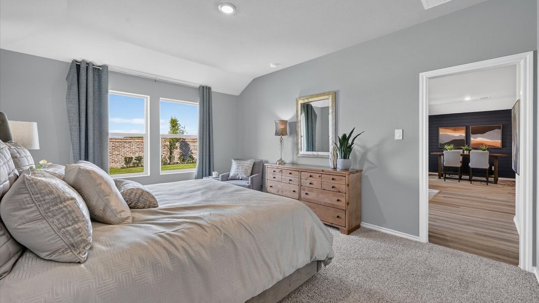 Furnished interior in a model home at The Hills at Reunion in Newark (Image 28).