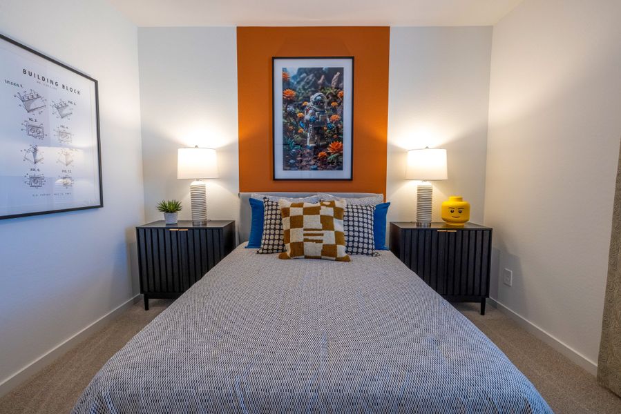 Furnished interior in a model home at Mountain View Estates Signature Series in Buckeye (Image 25).