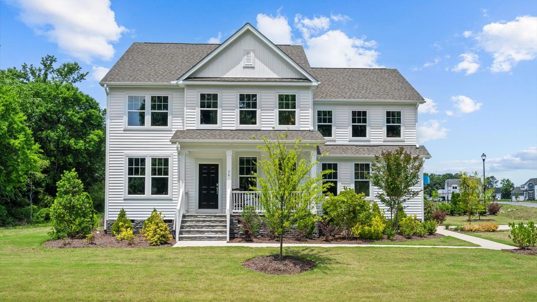 Front exterior of a home in the Blake Pond community, located in Lillington, NC (Image 8).