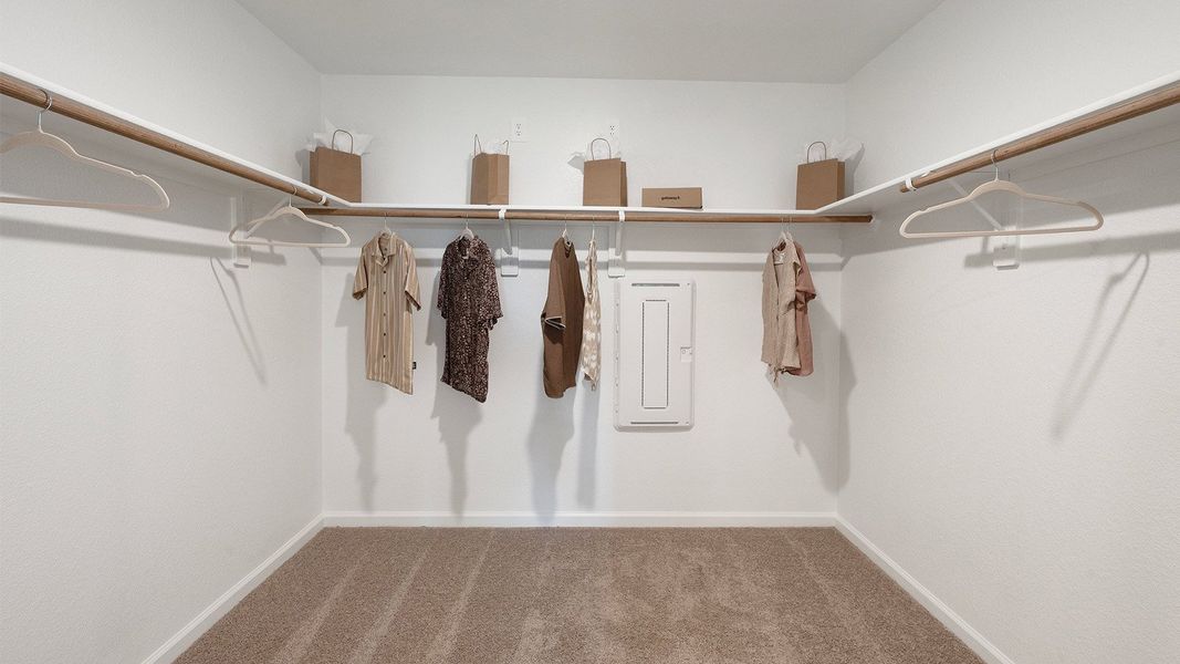 Furnished interior in a model home at Wilkins Valley in Brenham (Image 17).