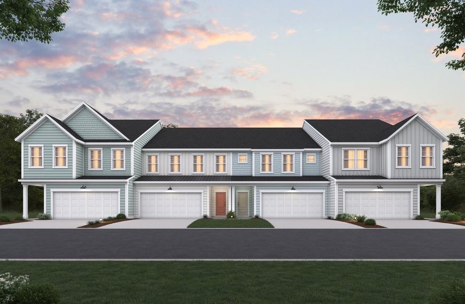 Front exterior of a home in the Ashley Walk Townes community, located in Charleston, SC (Image 3).