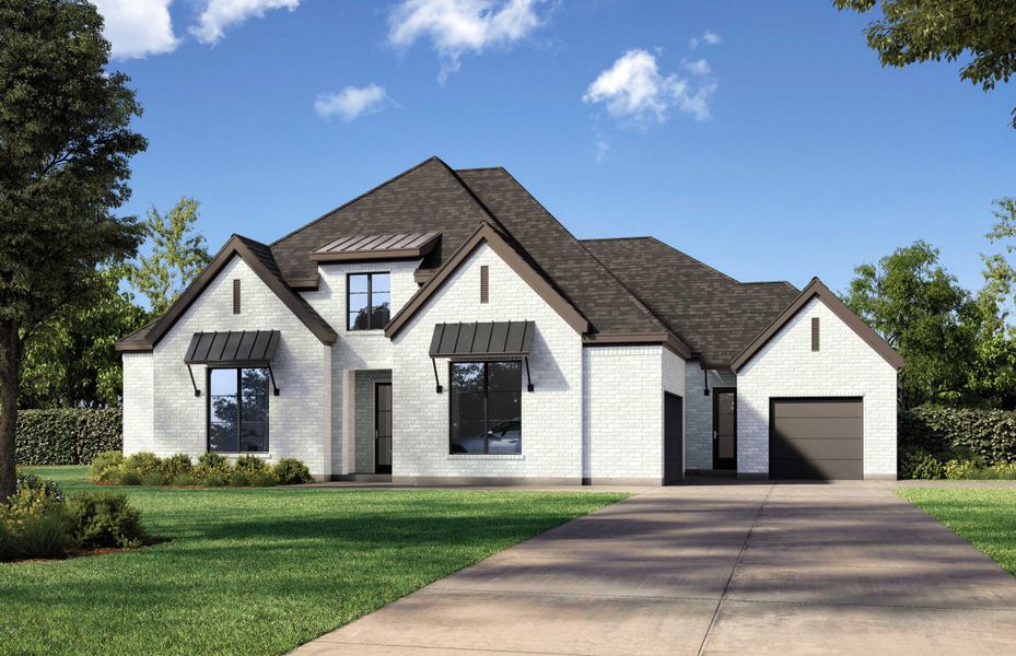 Front exterior of a home in the Hilltop Ranch community, located in Leander, TX (Image 3). Front exterior of a home in the Hilltop Ranch community, located in Leander, TX (Image 3).